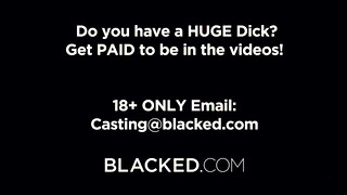 Blacked - Haley Spades kiborotvált picsája meghágva