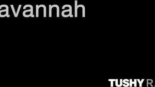 TUSHYRAW - Savannah Bond popójába csoki pélót tolnak