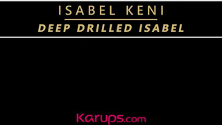 Isabel Keni megkúrelva méretes dákóval - Karups