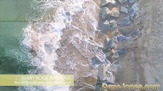 Fiatal orosz fekete Mary Rock durván megkúrelva