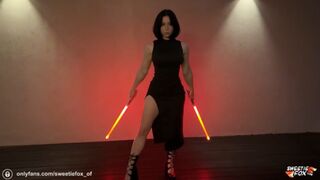 Sith picsa magassarkúban titokban megdugja a jediket naboon