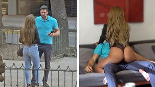 Forró venezuelai spiné néger tangában kapja meg a gazdag gringo faszát