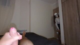 Gyönyörű milf szellem csak halloween éjszakáján jön el szexelni
